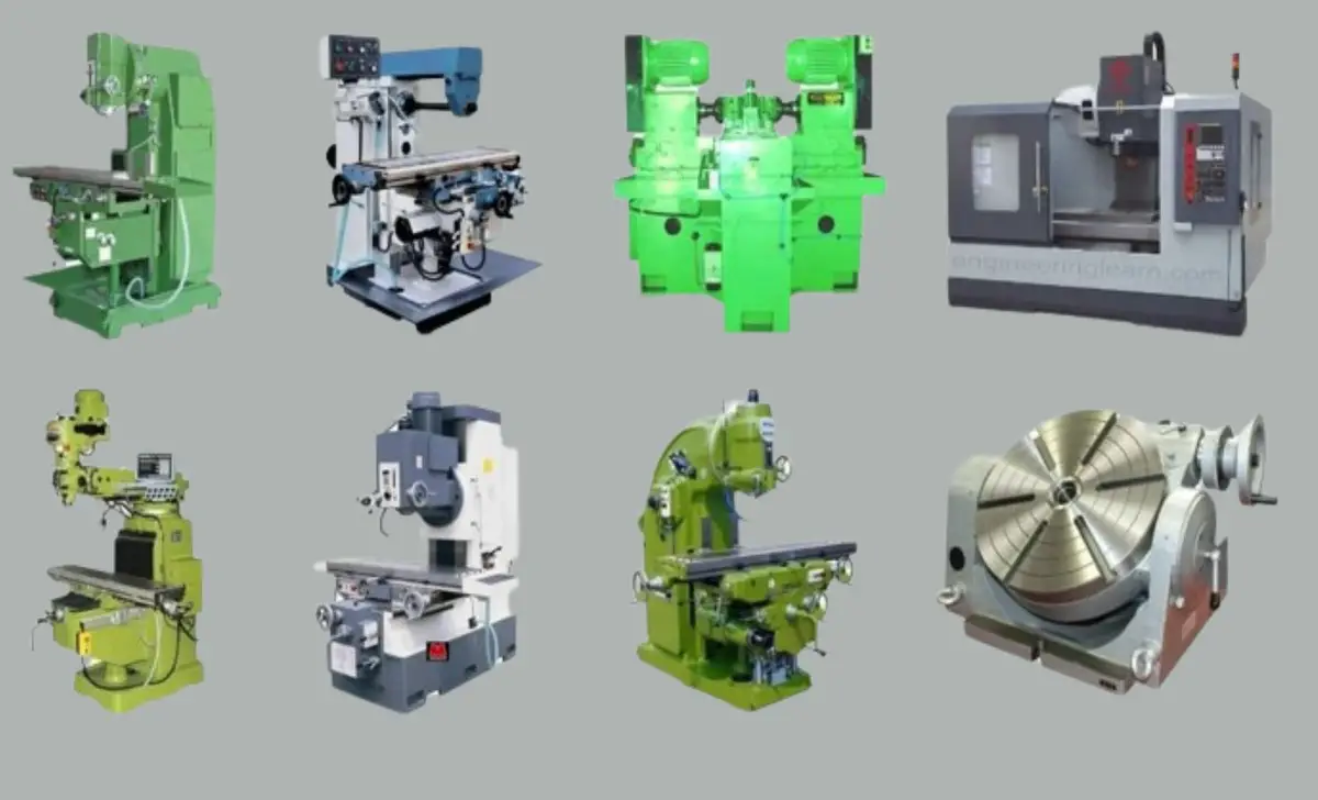 Types Of Milling Machines
