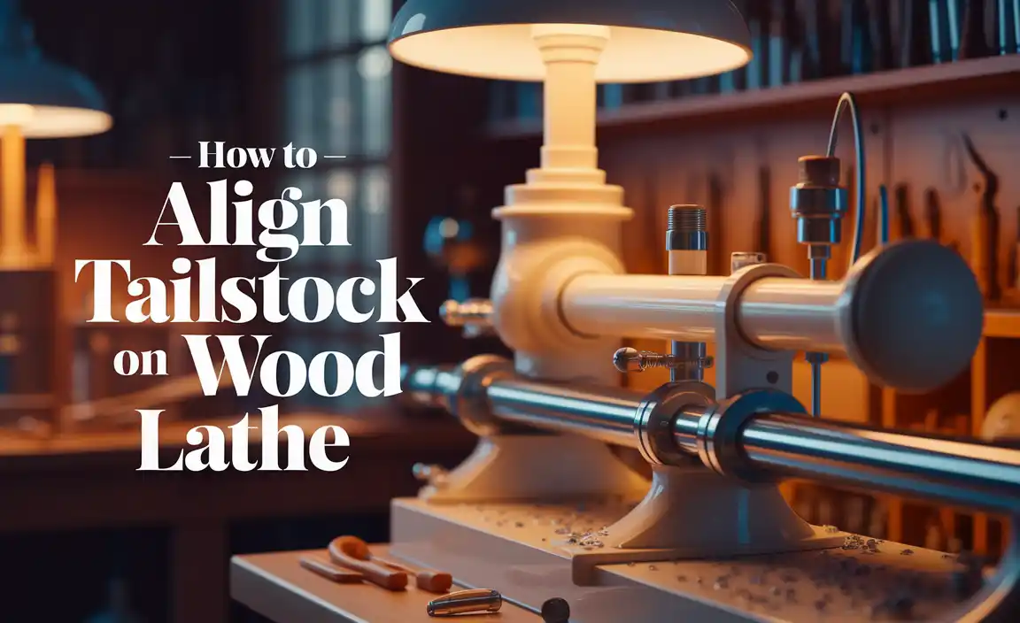 How to Align Tailstock on Wood Lathe