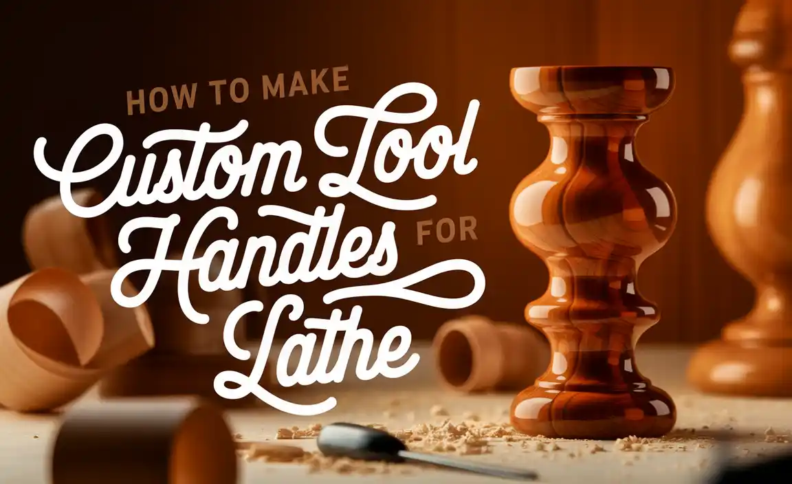 How to Make Custom Tool Handles for Lathe