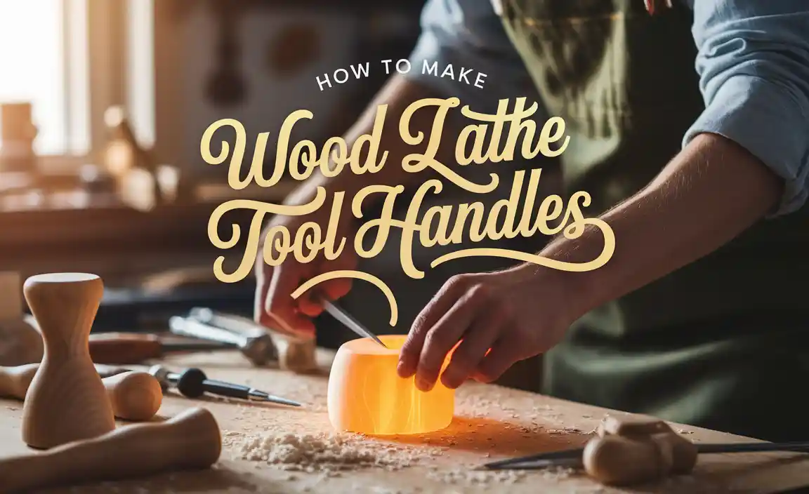 How to Make Wood Lathe Tool Handles