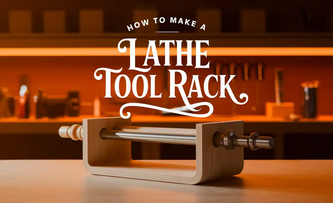 How to Make a Lathe Tool Rack