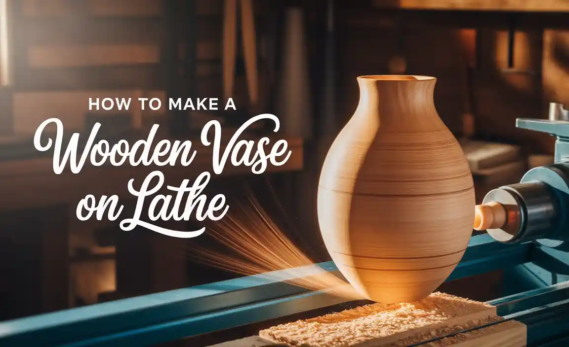 How to Make a Wooden Vase on Lathe