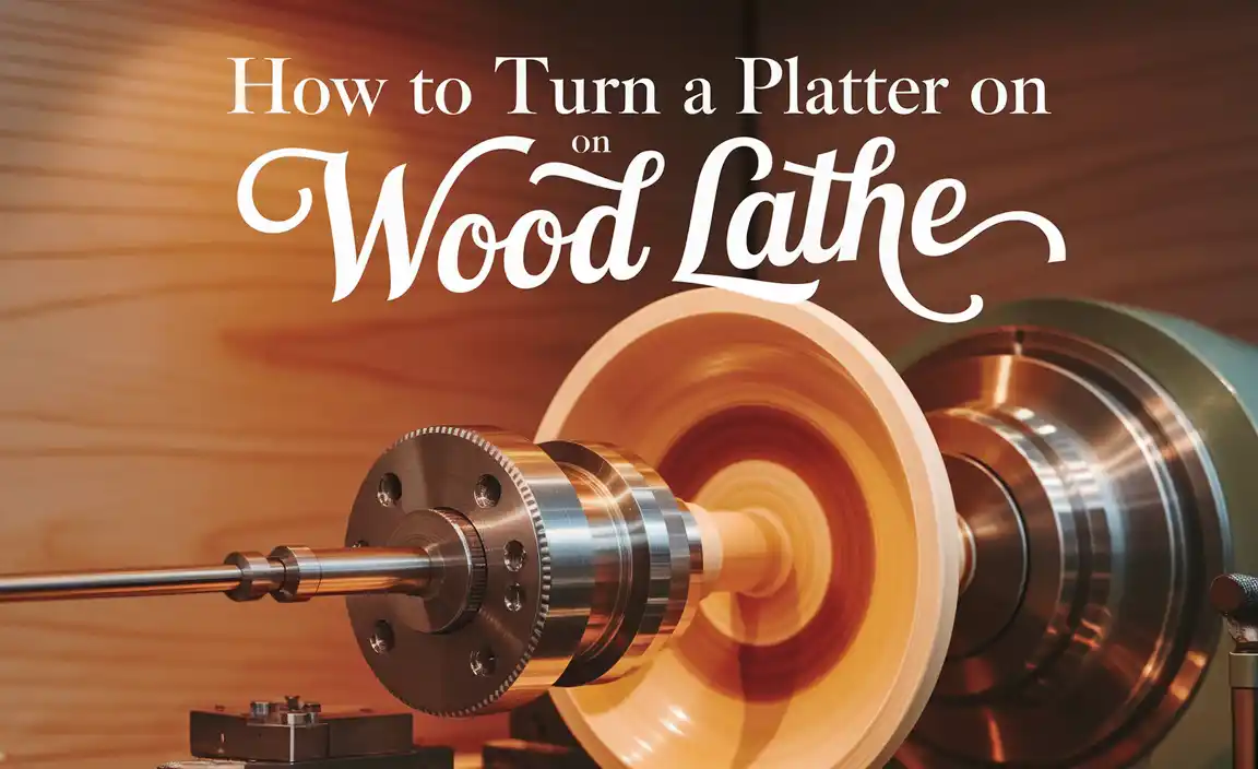 How to Turn a Platter on a Wood Lathe