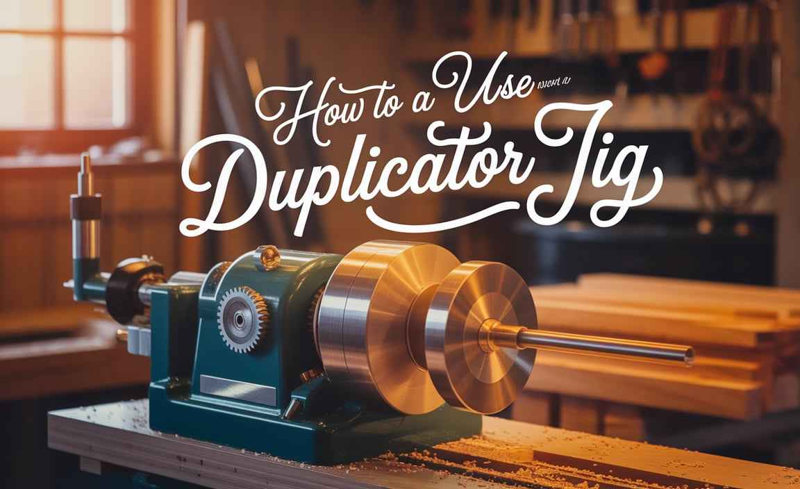 How to Use a Wood Lathe Duplicator Jig