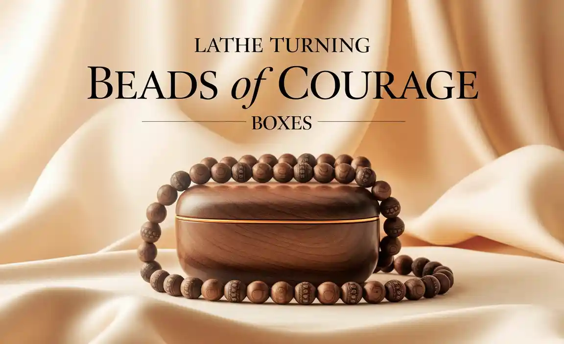 Lathe Turning Beads of Courage Boxes
