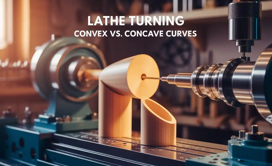 Lathe Turning Convex vs. Concave Curves