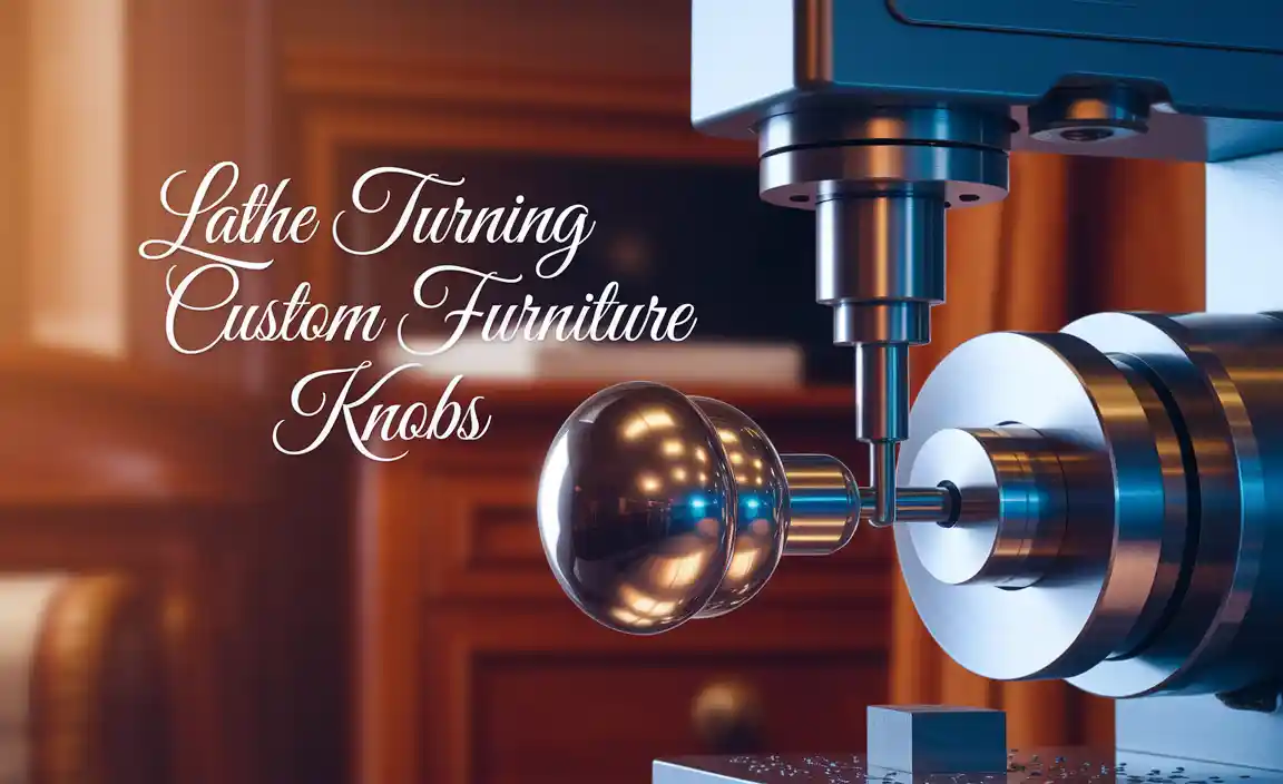 Lathe Turning Custom Furniture Knobs