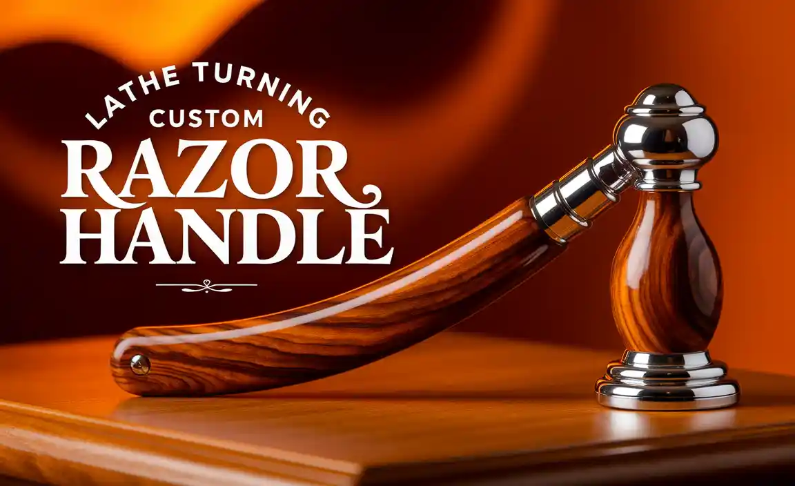Lathe Turning Custom Razor Handle
