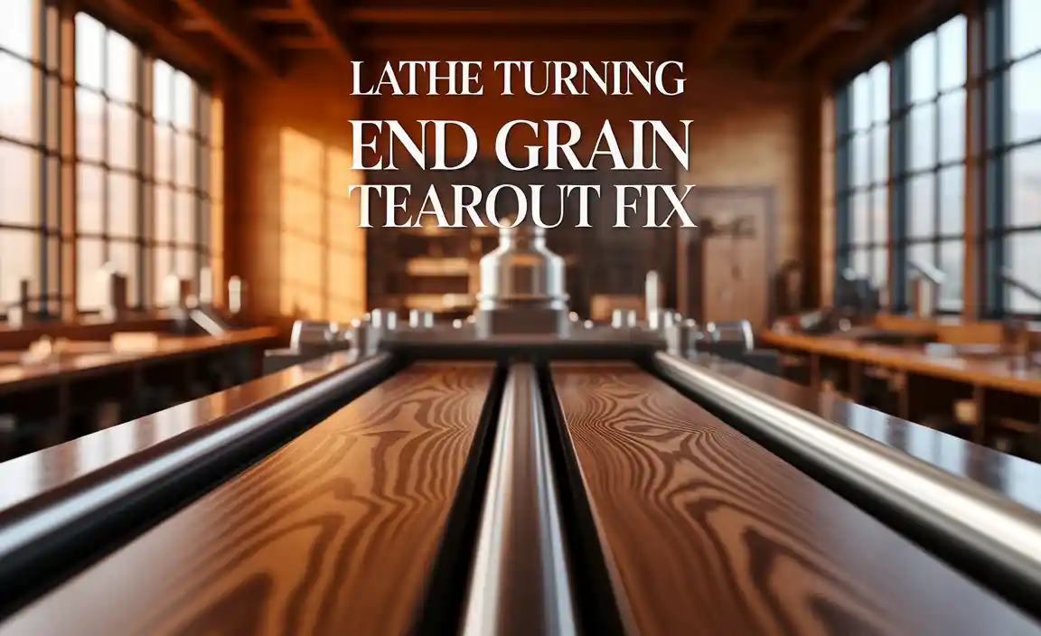 Lathe Turning End Grain Tearout Fix