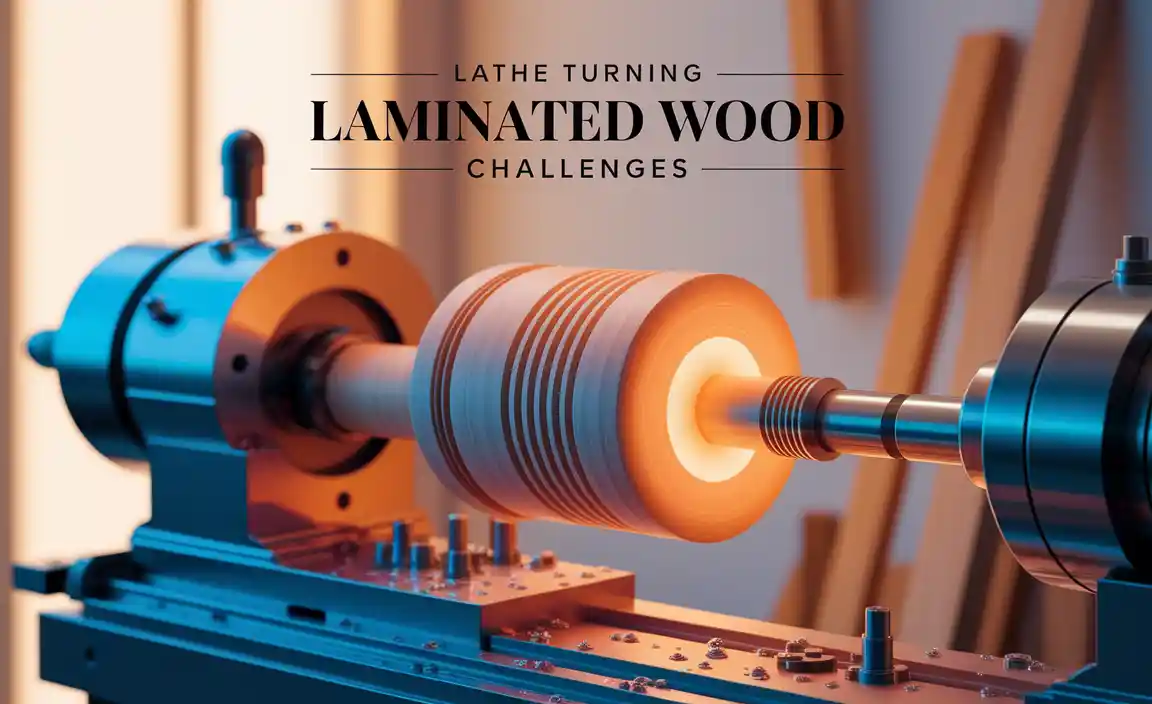 Lathe Turning Laminated Wood Challenges