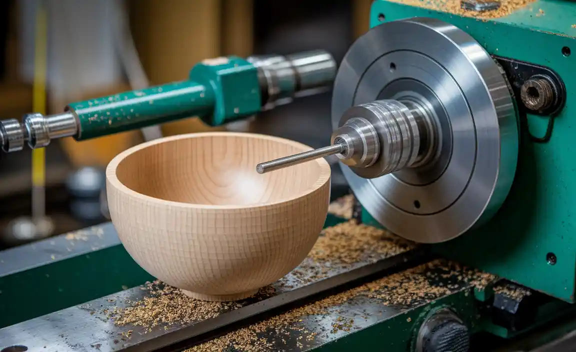 Lathe Turning: Large Bowl Center Finding Made Easy