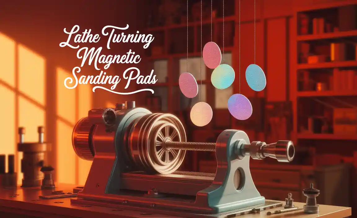 Lathe Turning Magnetic Sanding Pads