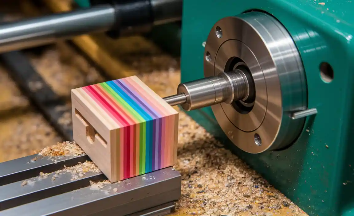 Lathe Turning Multi-Color Glue Up Safety Tips And Tricks