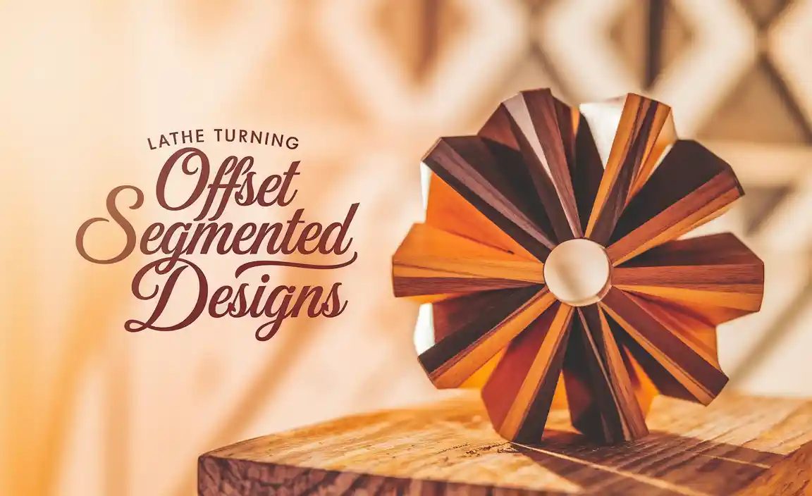 Lathe Turning Offset Segmented Designs