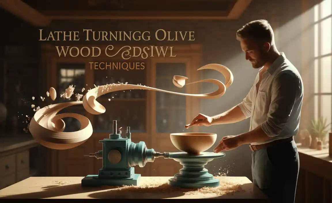 Lathe Turning Olive Wood Bowl Techniques
