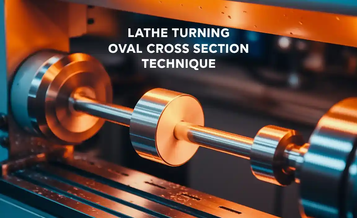 Lathe Turning Oval Cross Section Technique