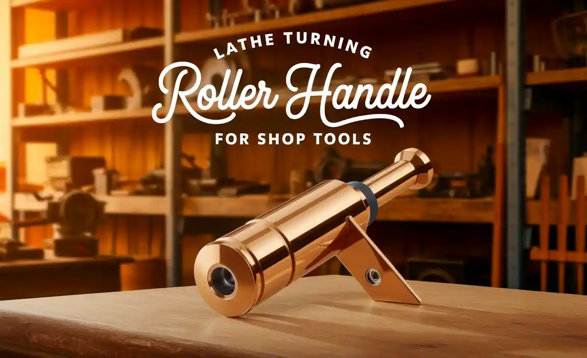 Lathe Turning Roller Handle For Shop Tools