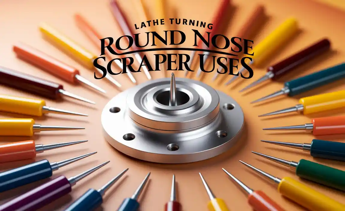 Lathe Turning Round Nose Scraper Uses
