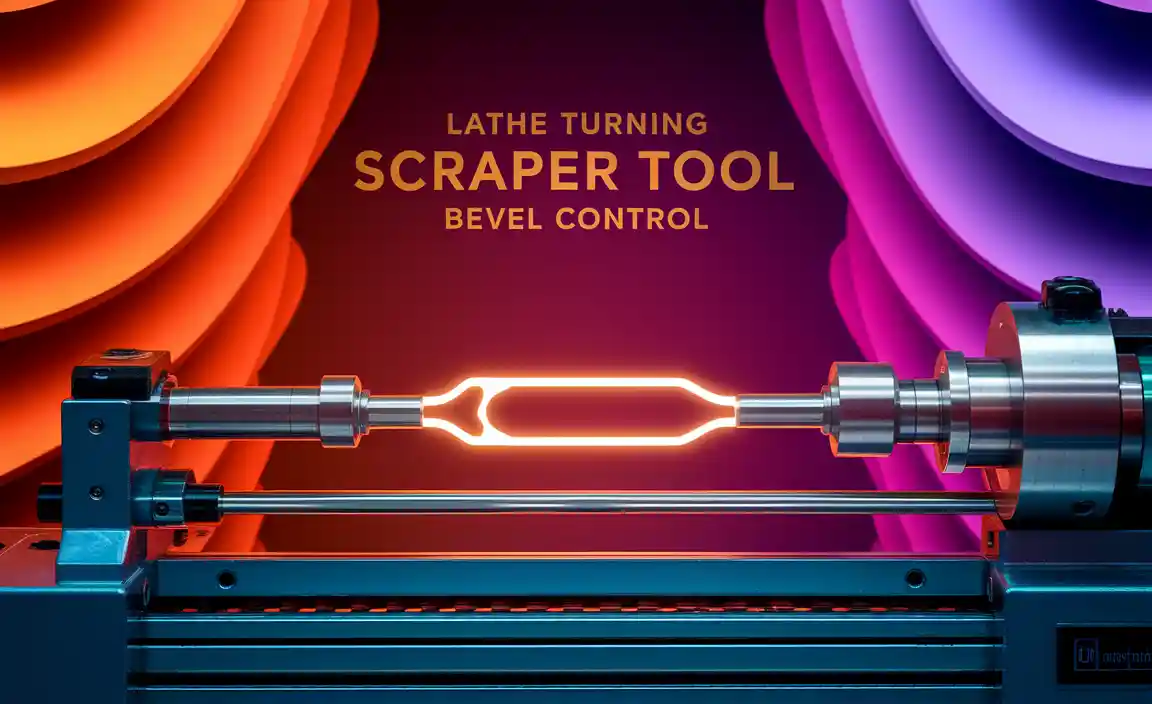 Lathe Turning Scraper Tool Bevel Control