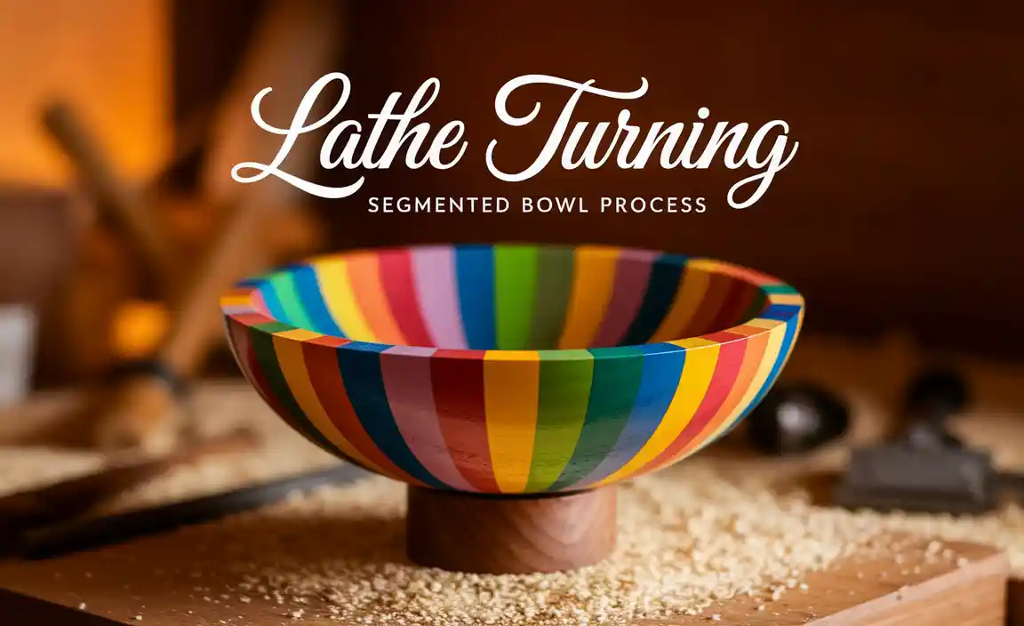 Lathe Turning Segmented Bowl Process