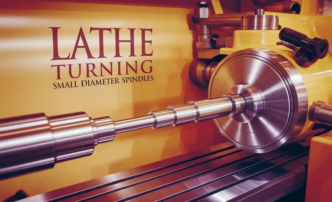 Lathe Turning Small Diameter Spindles
