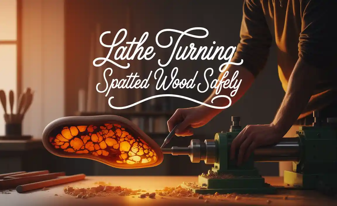 Lathe Turning Spalted Wood Safely