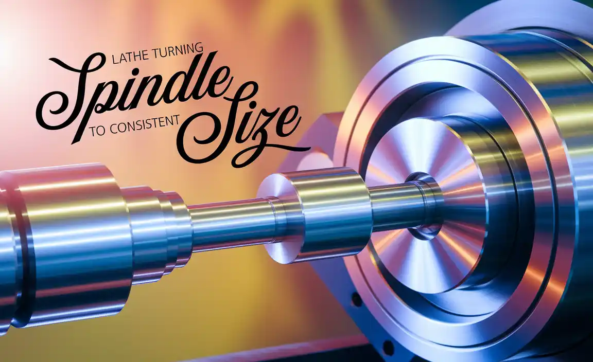 Lathe Turning Spindle to Consistent Size