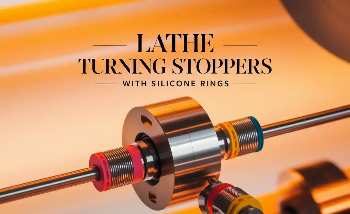 Lathe Turning Stoppers with Silicone Rings