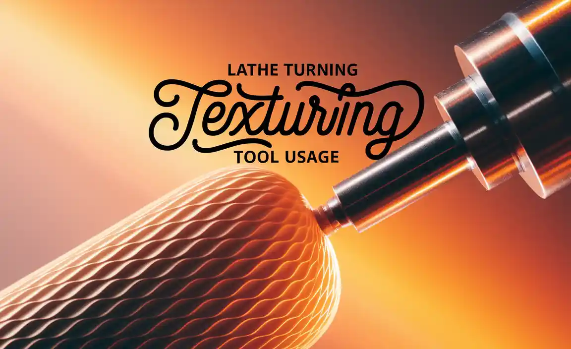 Lathe Turning Texturing Tool Usage