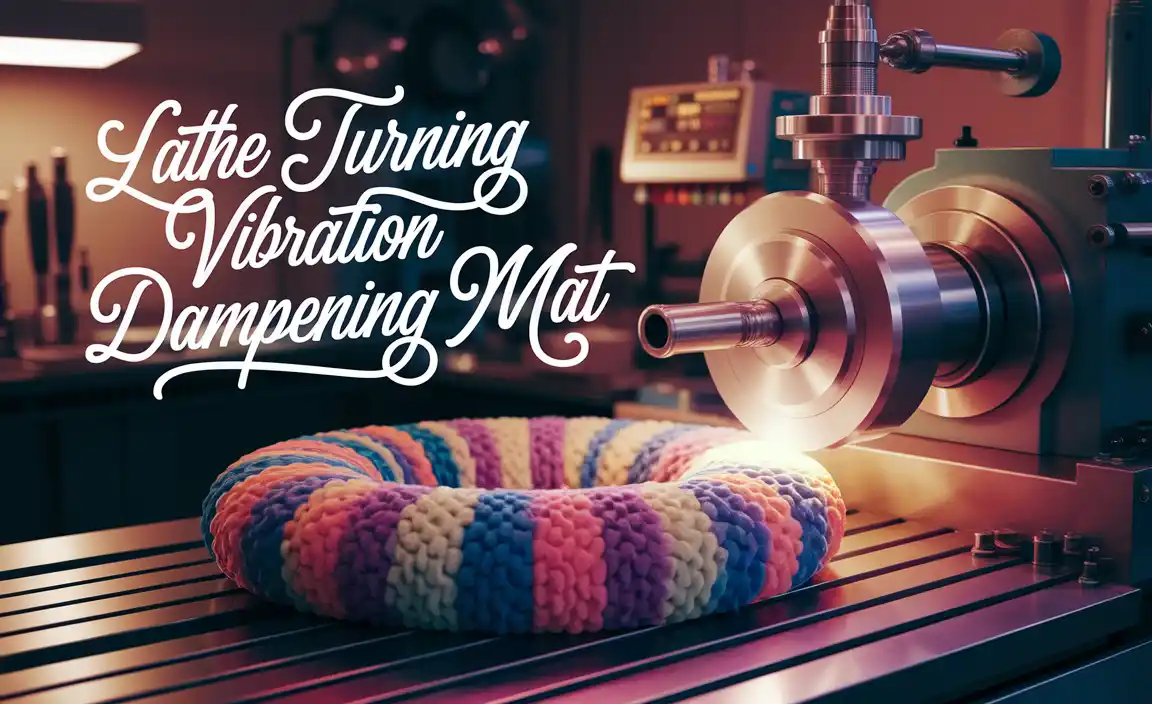 Lathe Turning Vibration Dampening Mat