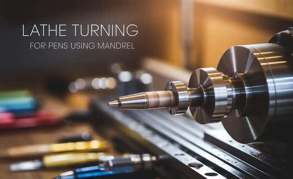 Lathe Turning for Pens Using Mandrel