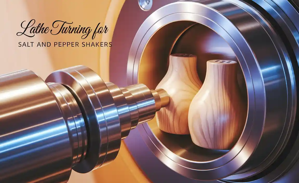 Lathe Turning for Salt and Pepper Shakers