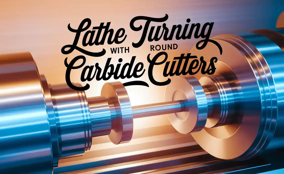 Lathe Turning with Round Carbide Cutters