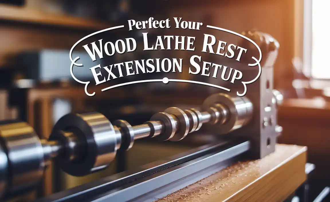 Perfect Your Wood Lathe Rest Extension Setup
