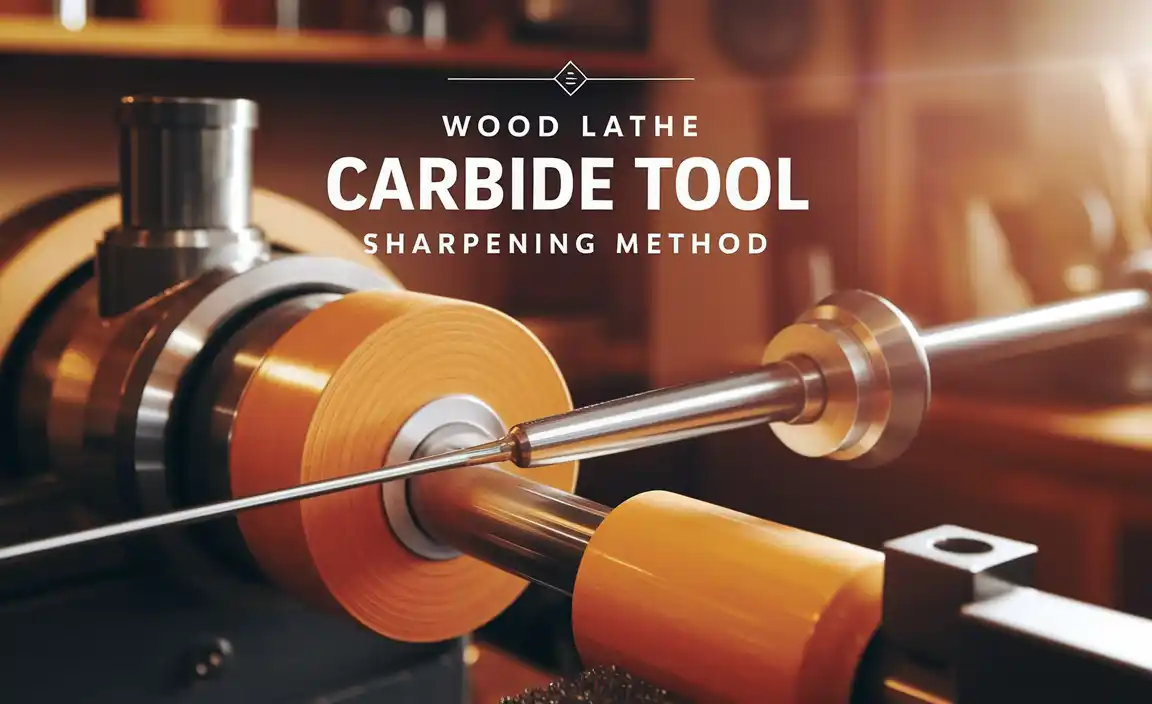 Wood Lathe Carbide Tool Sharpening Method