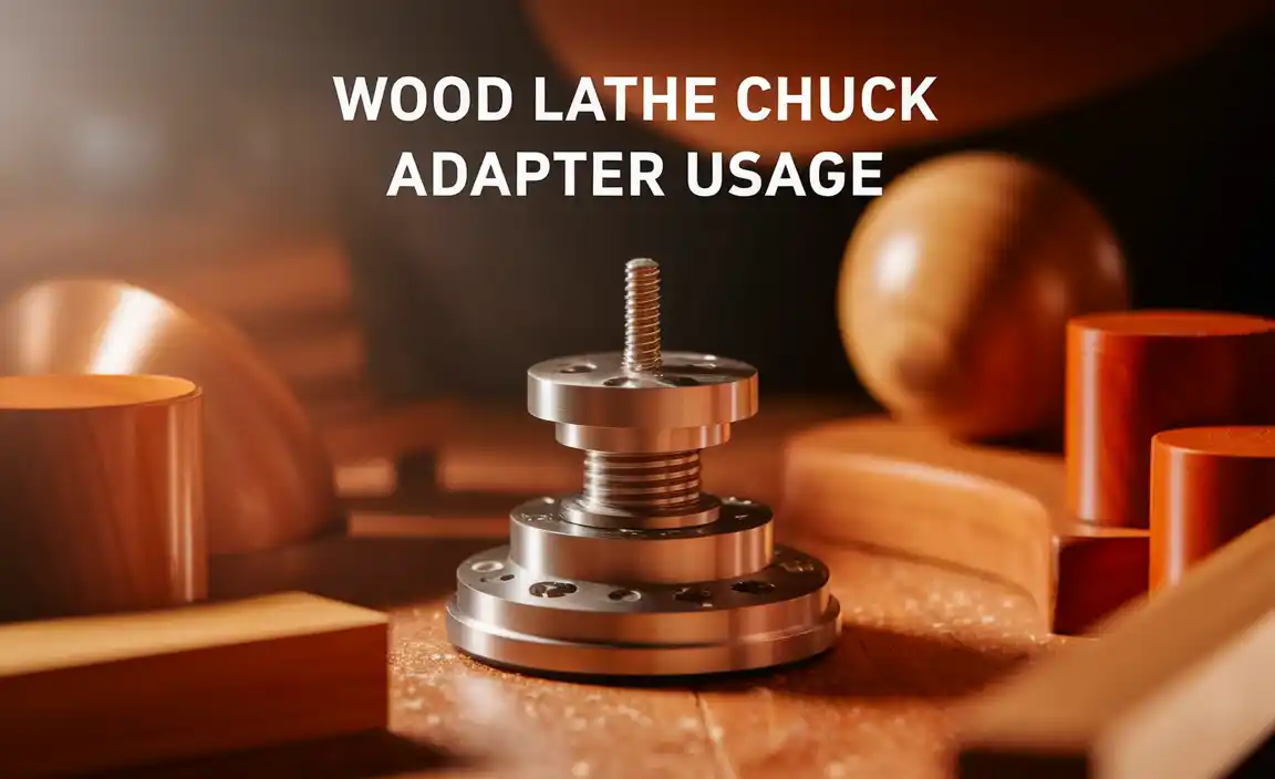 Wood Lathe Chuck Adapter Usage