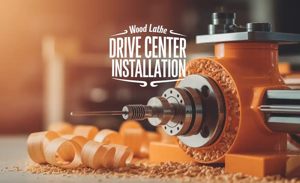 Wood Lathe Drive Center Installation