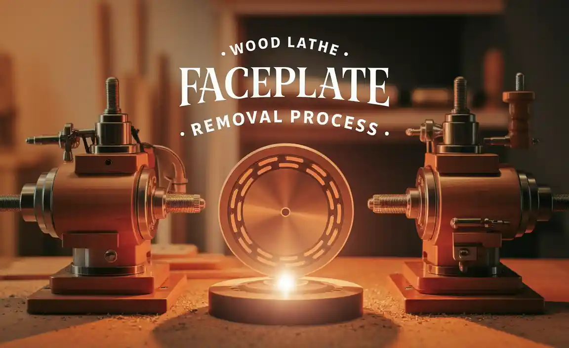 Wood Lathe Faceplate Removal Process