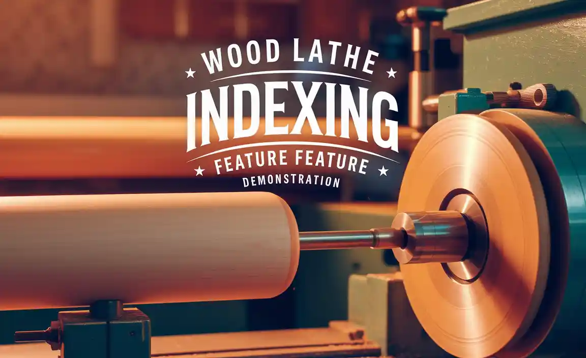 Wood Lathe Indexing Feature Demonstration