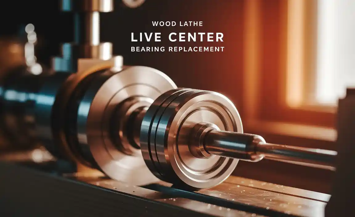 Wood Lathe Live Center Bearing Replacement