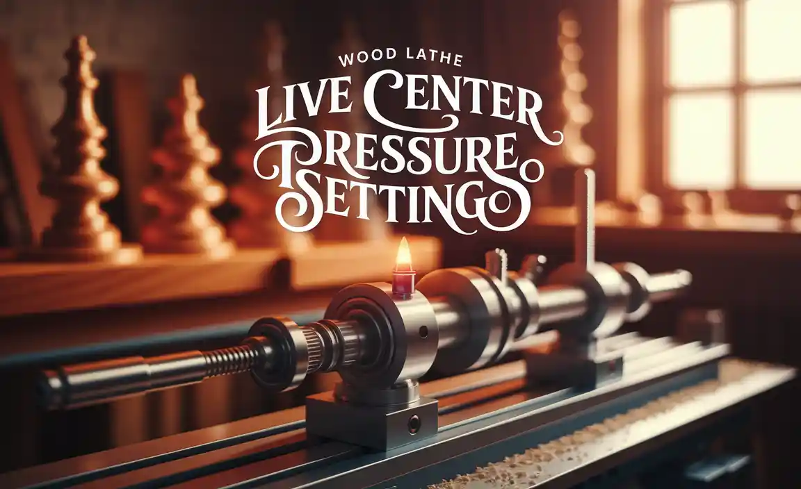 Wood Lathe Live Center Pressure Settings