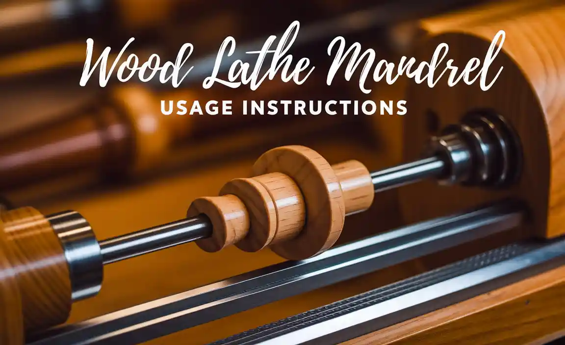 Wood Lathe Mandrel Usage Instructions
