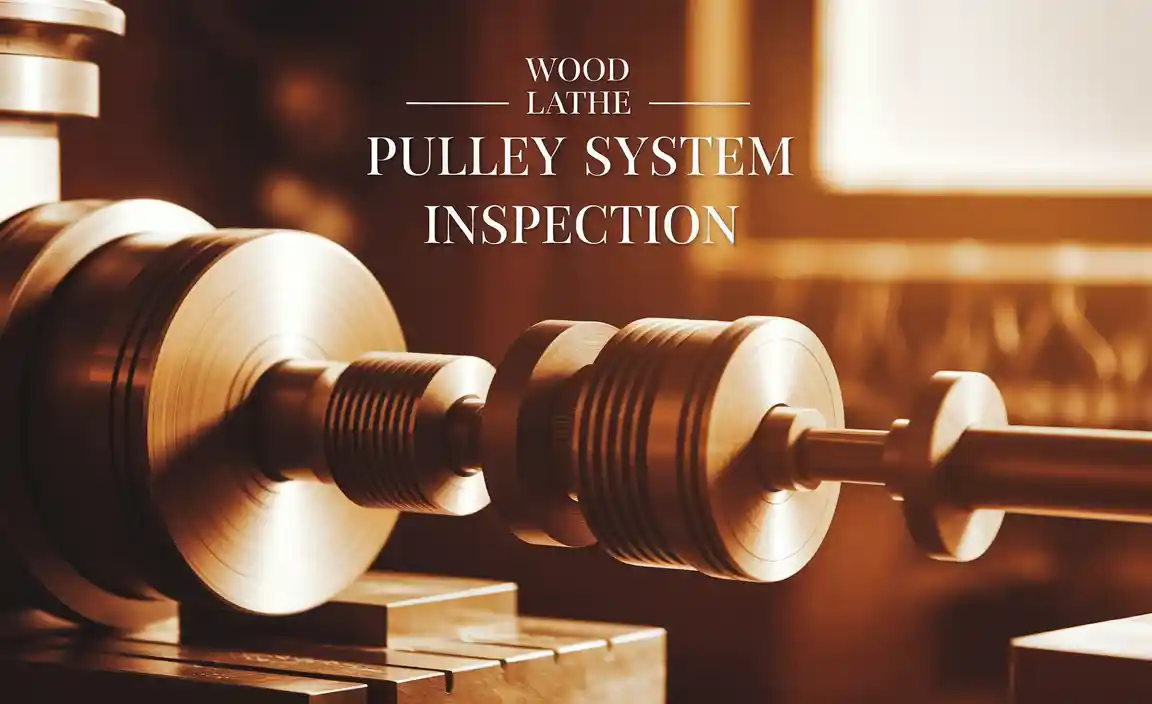 Wood Lathe Pulley System Inspection