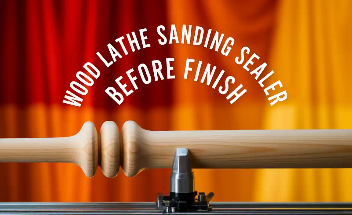 Wood Lathe Sanding Sealer Before Finish