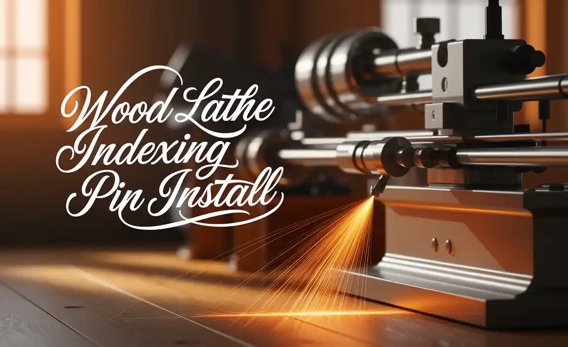 Wood Lathe Spindle Indexing Pin Install