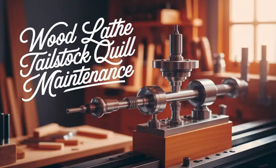Wood Lathe Tailstock Quill Maintenance