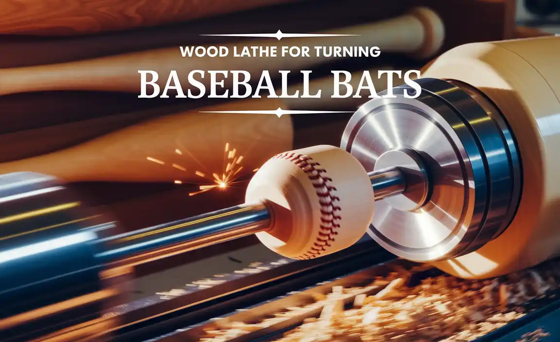 Wood Lathe for Turning Baseball Bats