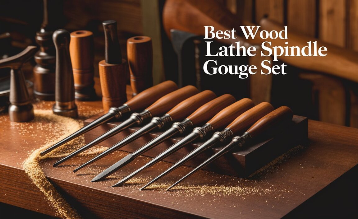 Best Wood Lathe Spindle Gouge Set