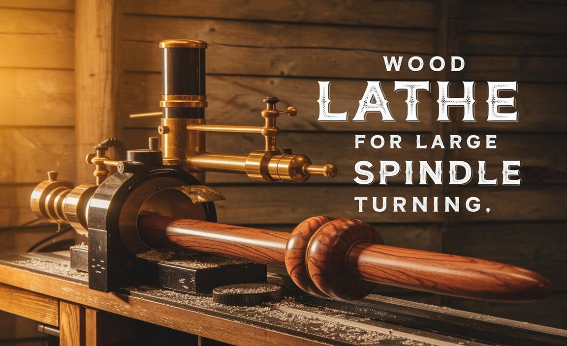 Wood Lathe For Large Spindle Turning