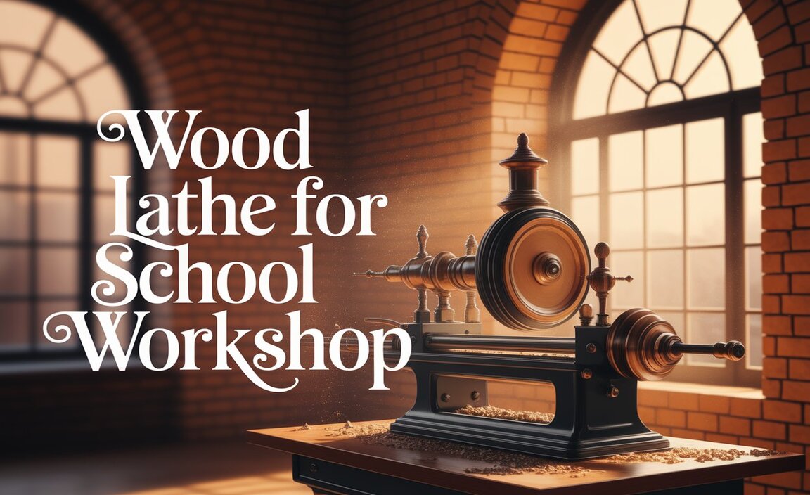 Wood Lathe For School Workshop